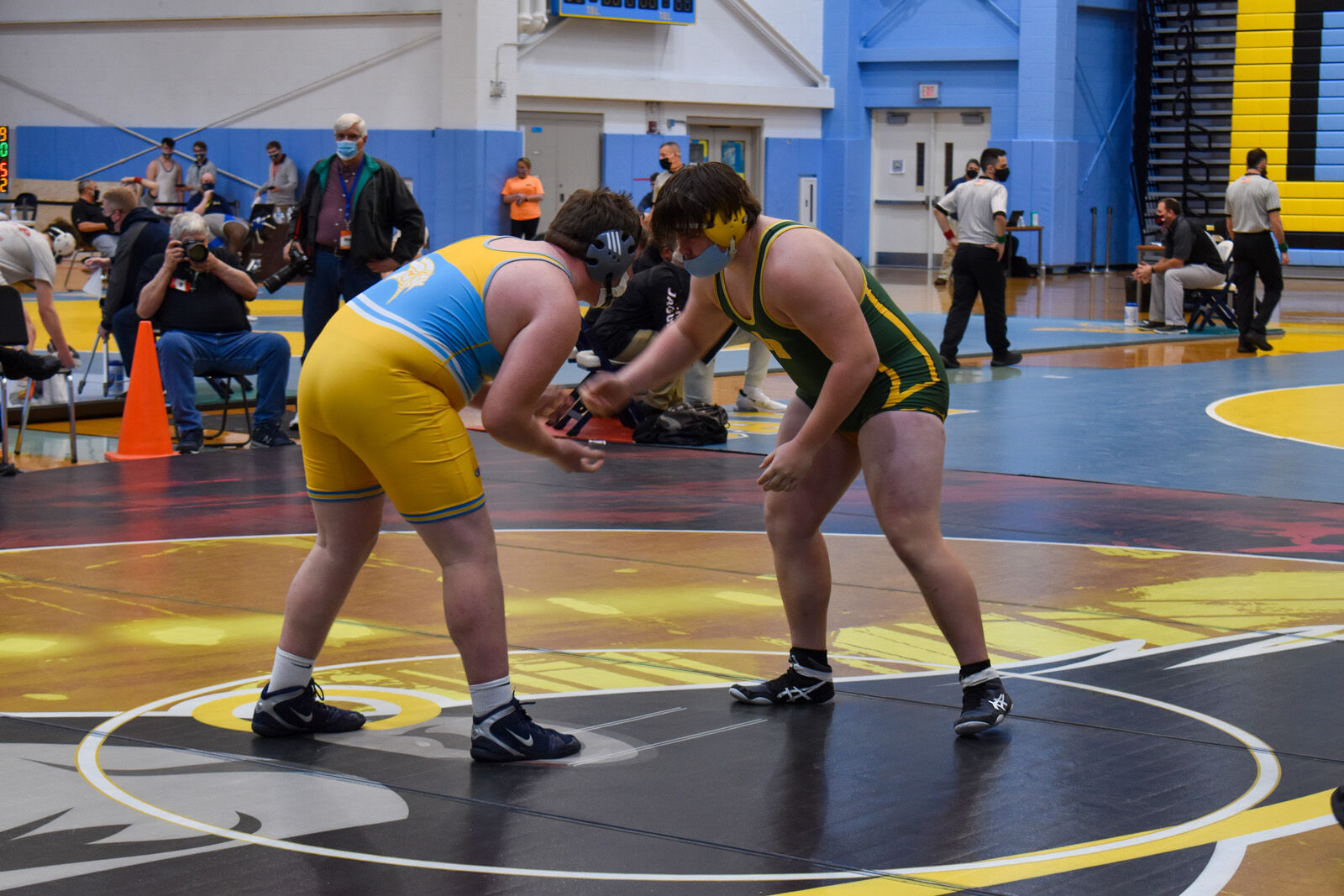 T.J. Burke battles Lucas Ruppert